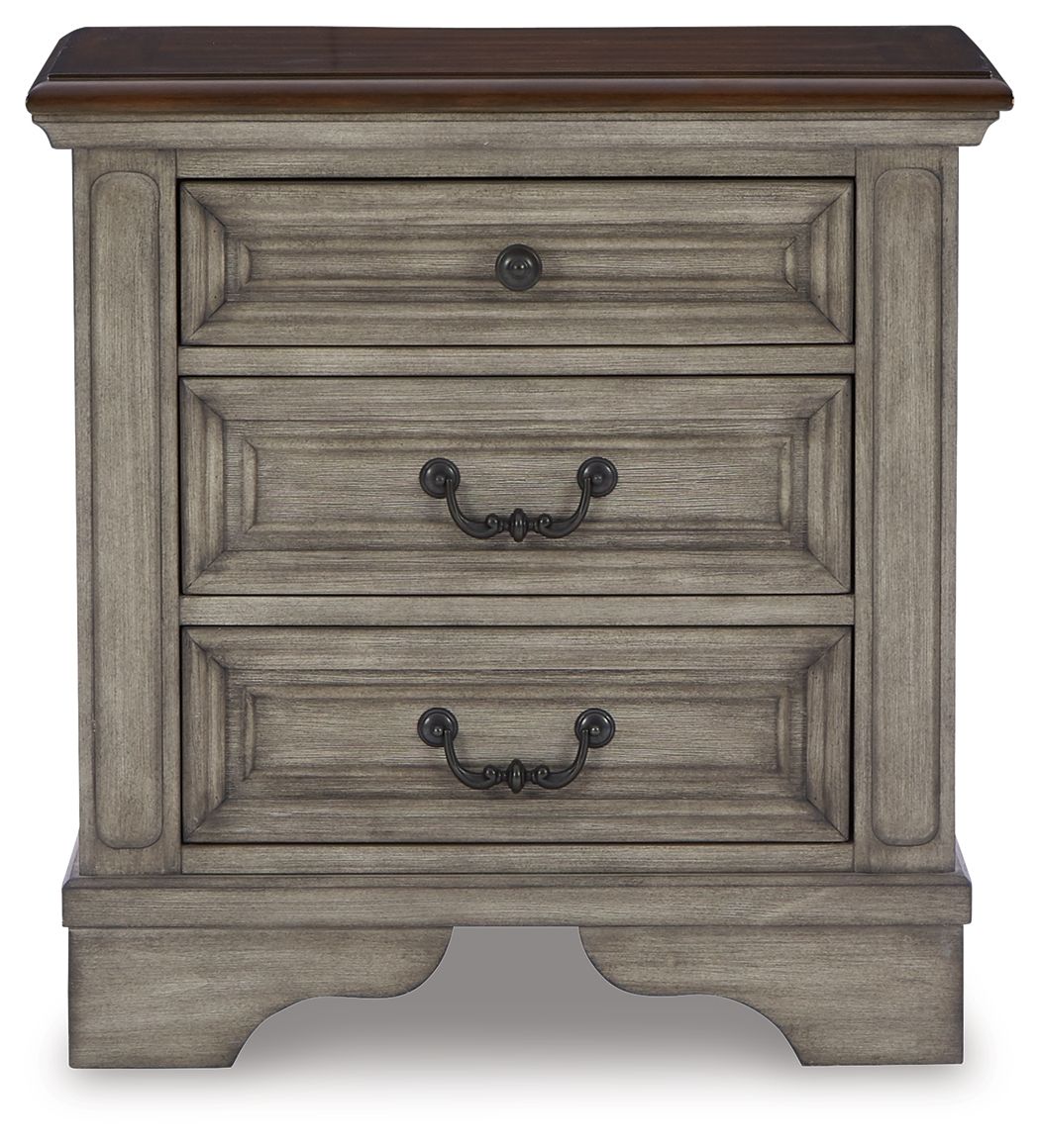 Lodenbay - Antique Gray - Three Drawer Night Stand by Signature Design by Ashley® | Bel Furniture