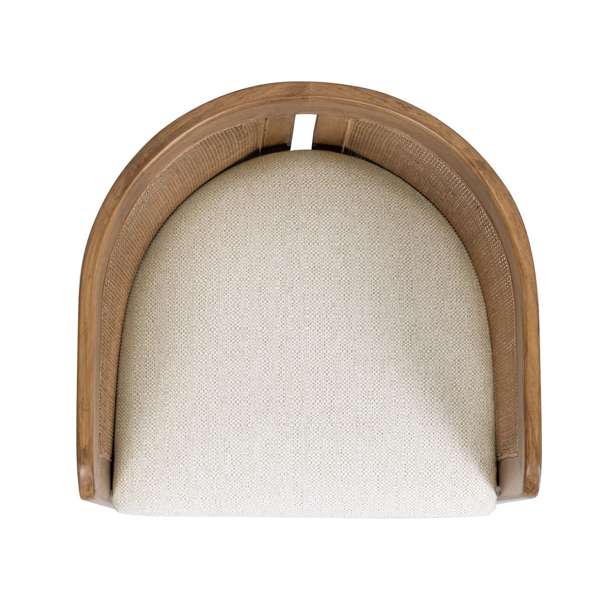 Lilith - Curved Upholstered Dining Chair, Stain Resistant High - White Pepper by Jennifer Taylor Home | Bel Furniture