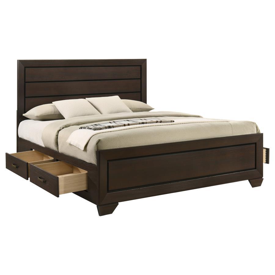 Kauffman - Wood Storage Panel Bed by CoasterEveryday | Bel Furniture