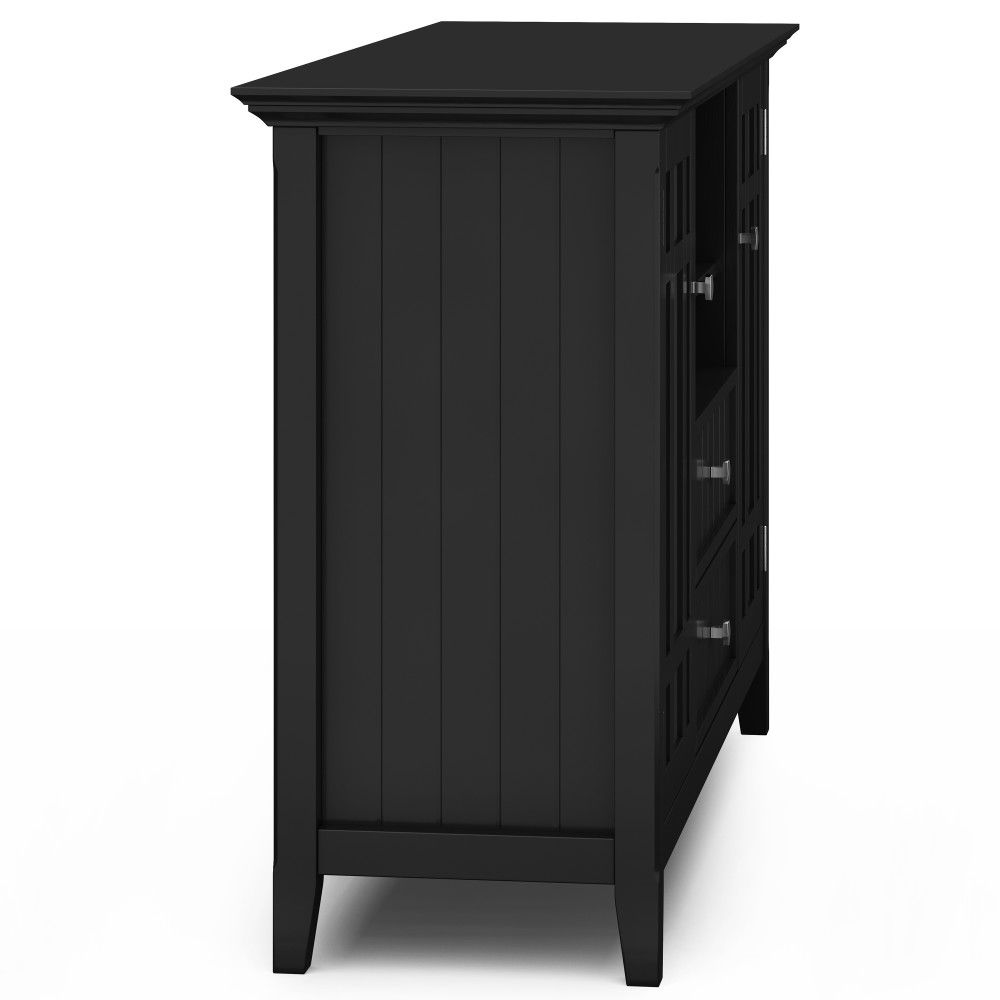 Bedford - Handcrafted Tall TV Media Stand by Simpli-Home | Bel Furniture