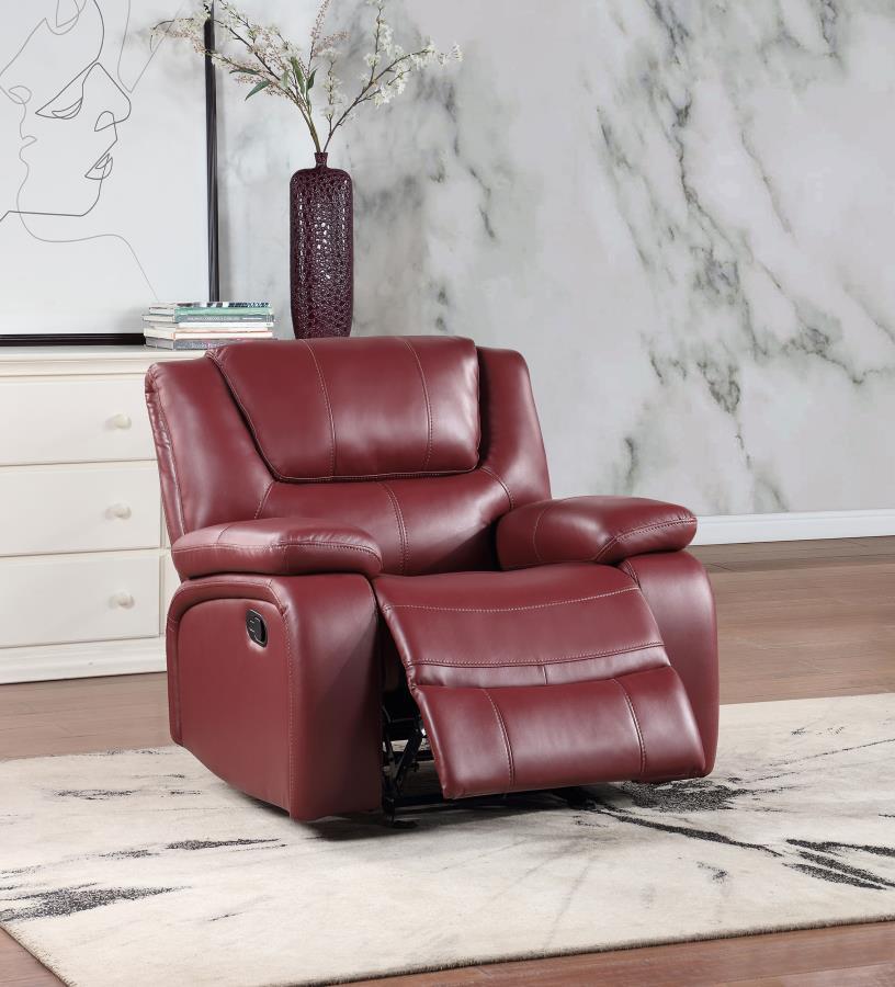 Camila - Upholstered Glider Recliner Chair by Coaster Fine Furniture | Bel Furniture