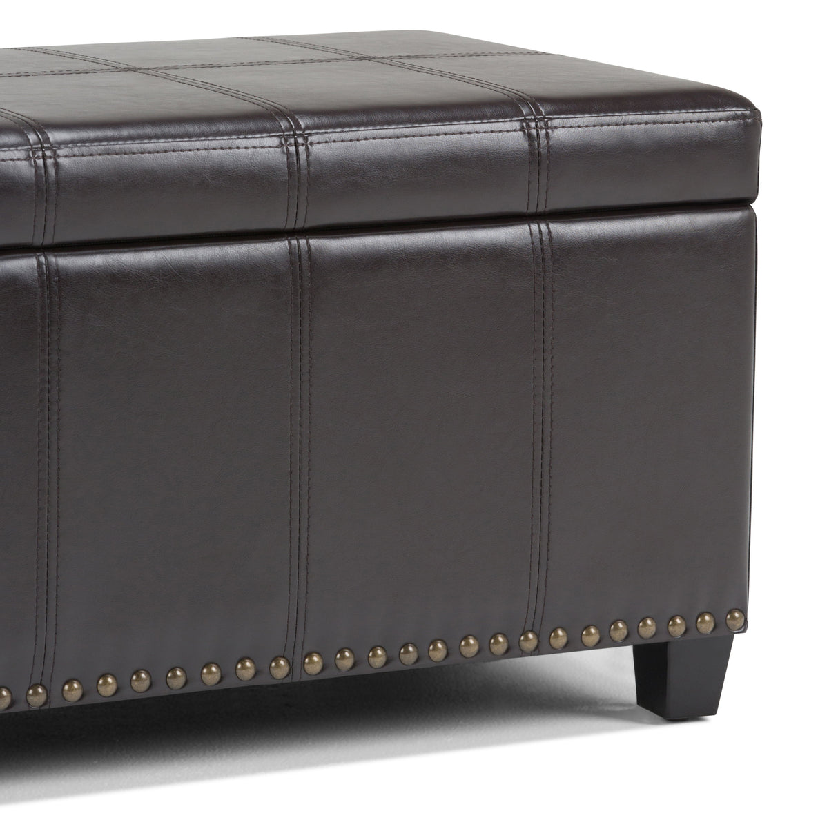Amelia - Transitional Storage Ottoman Bench by Simpli-Home | Bel Furniture