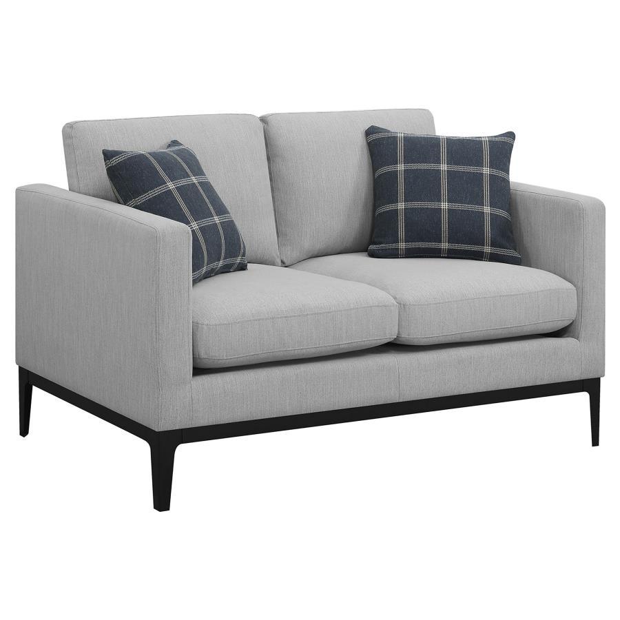 Apperson - Upholstered Track Arm Sofa Set by CoasterElevations | Bel Furniture