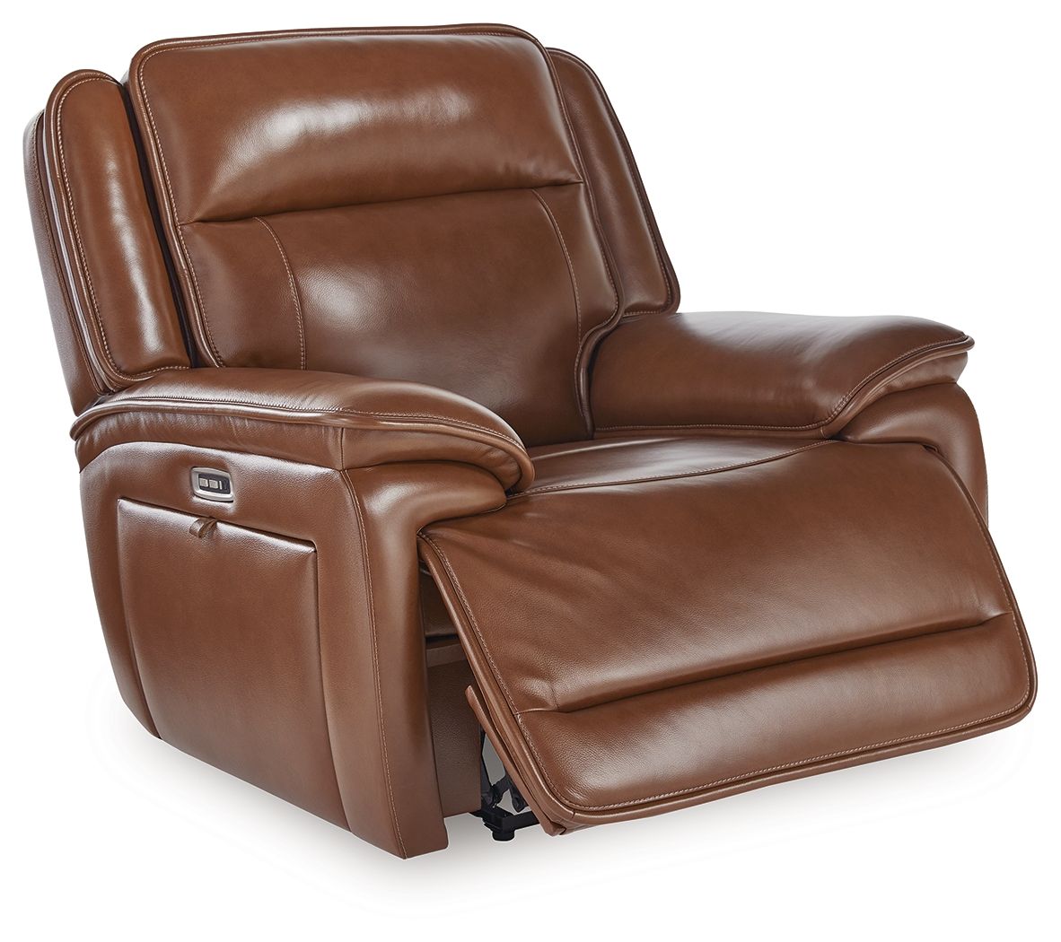 Healy Pier - Chocolate - Power Recliner / Adj Headrest by Signature Design by Ashley® | Bel Furniture