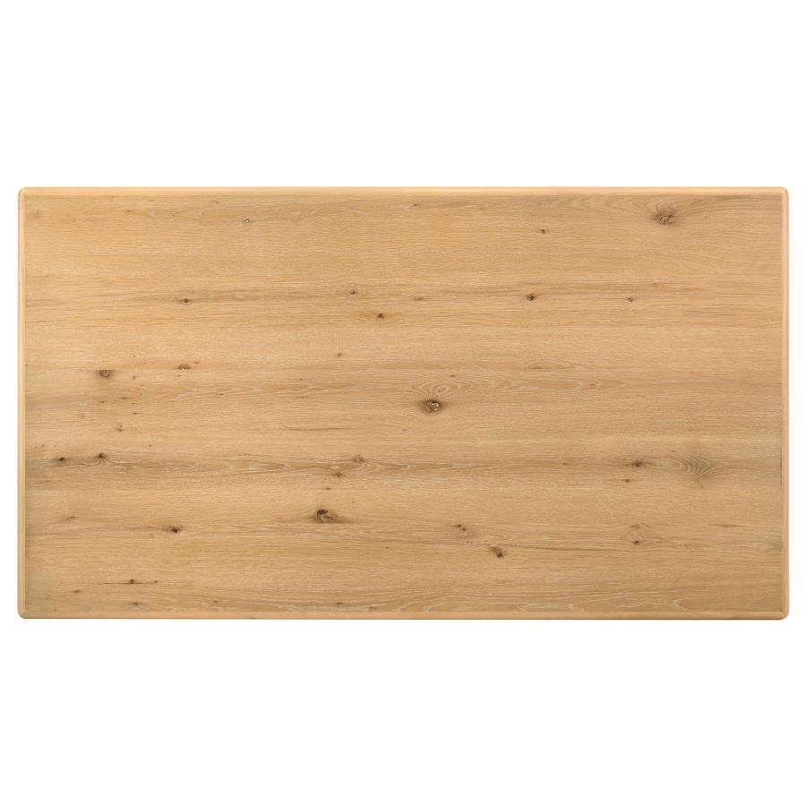 Duncan - 7 Piece Rectangular Wood Dining Table Set - Washed Oak