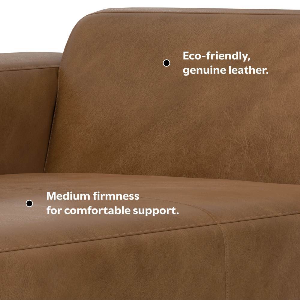 Rex - Left Chaise Sofa Module - Brown
