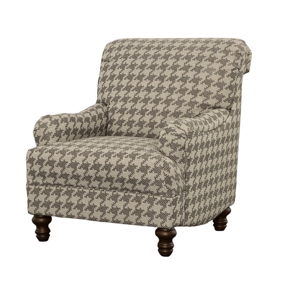 Glenn - Upholstered English Arm Accent Chair by CoasterElevations | Bel Furniture