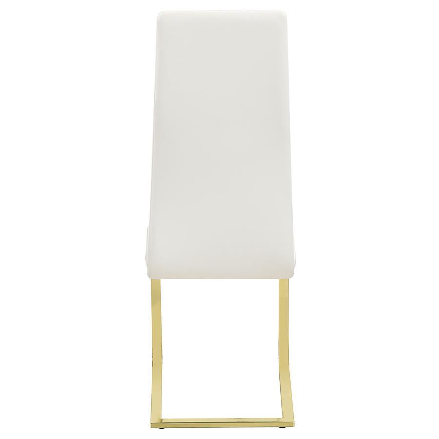 Montclair - Upholstered Dining Side Chair (Set of 4) - White by CoasterEssence | Bel Furniture