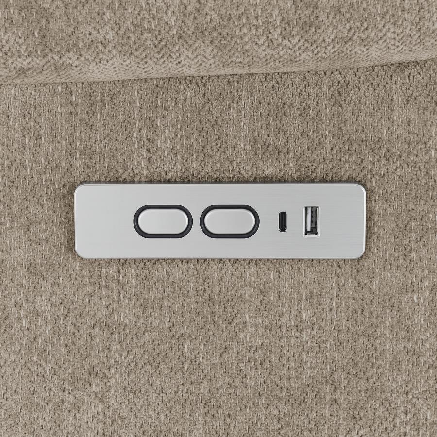 Houston - Upholstered Power Lift Recliner Chair by CoasterEveryday | Bel Furniture