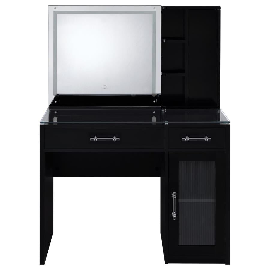 Flora - 2-Drawer Vanity Set With LED Mirror