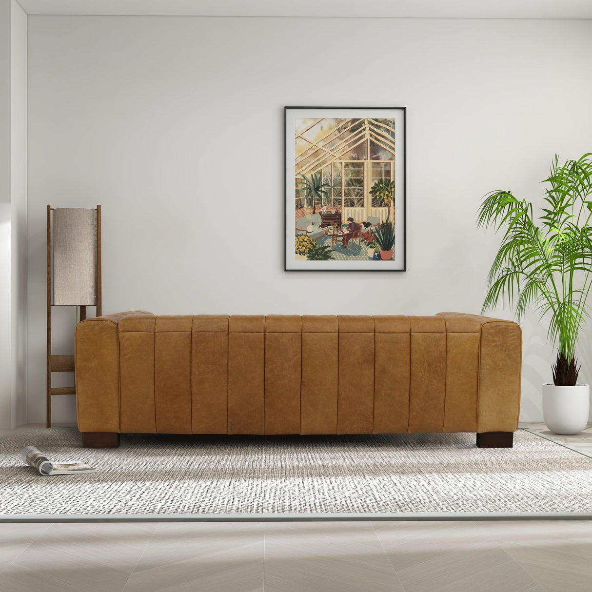 Dixon - Waxy Sofa - Tan by Ashcroft Furniture | Bel Furniture