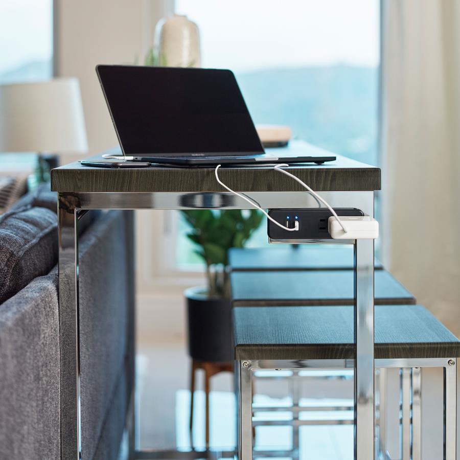 Cassidy - 4 Piece Counter Height Dining Table Set - Dark Oak by CoasterEveryday | Bel Furniture