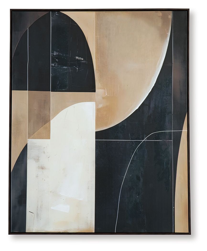 Ewanford - Black / Brown / Tan - Wall Art by Signature Design by Ashley® | Bel Furniture