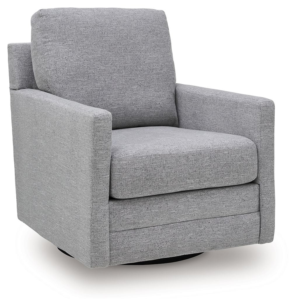Freybourne Next-Gen Nuvella - Swivel Accent Chair Gray by Signature Design by Ashley® | Bel Furniture
