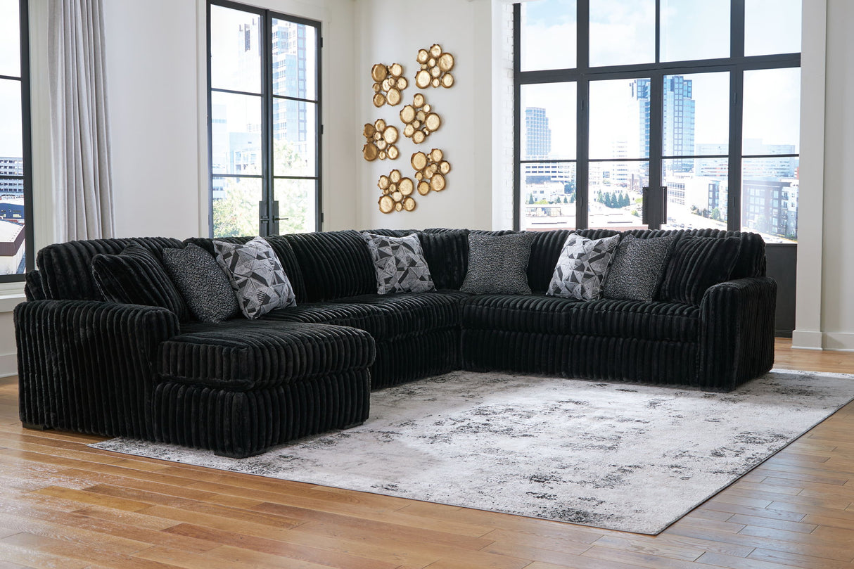 Midnight-Madness - Sectional Set by Signature Design by Ashley® | Bel Furniture
