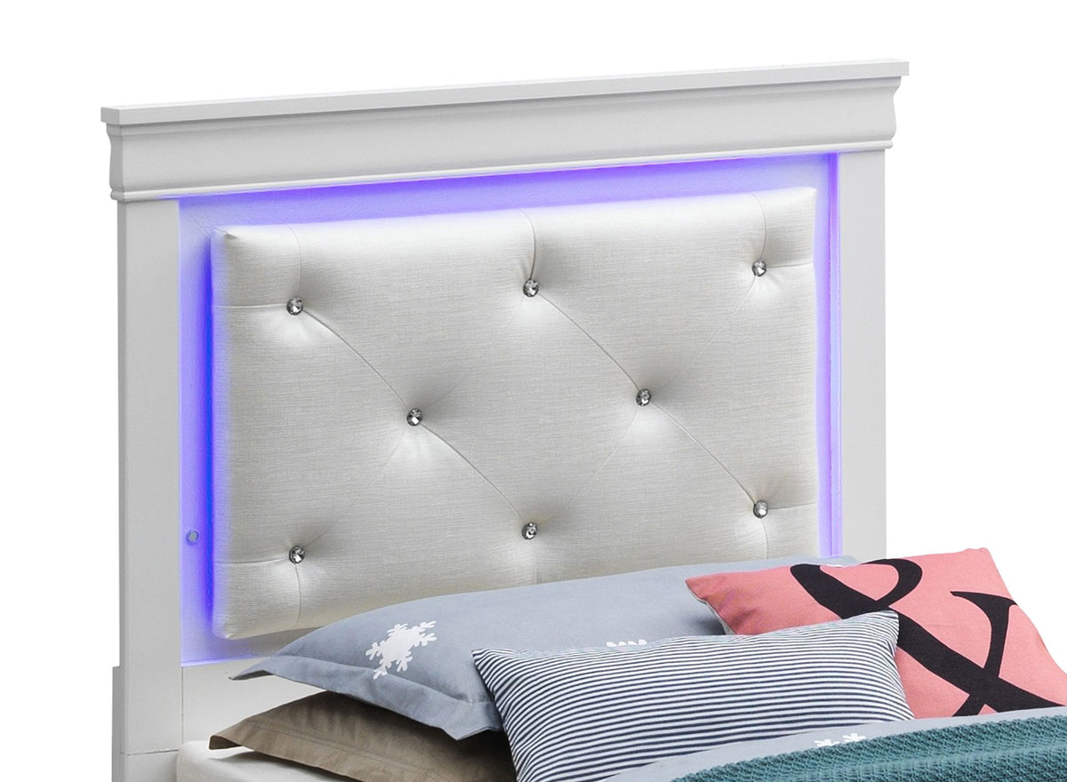 Transitional Full Bed - Champagne