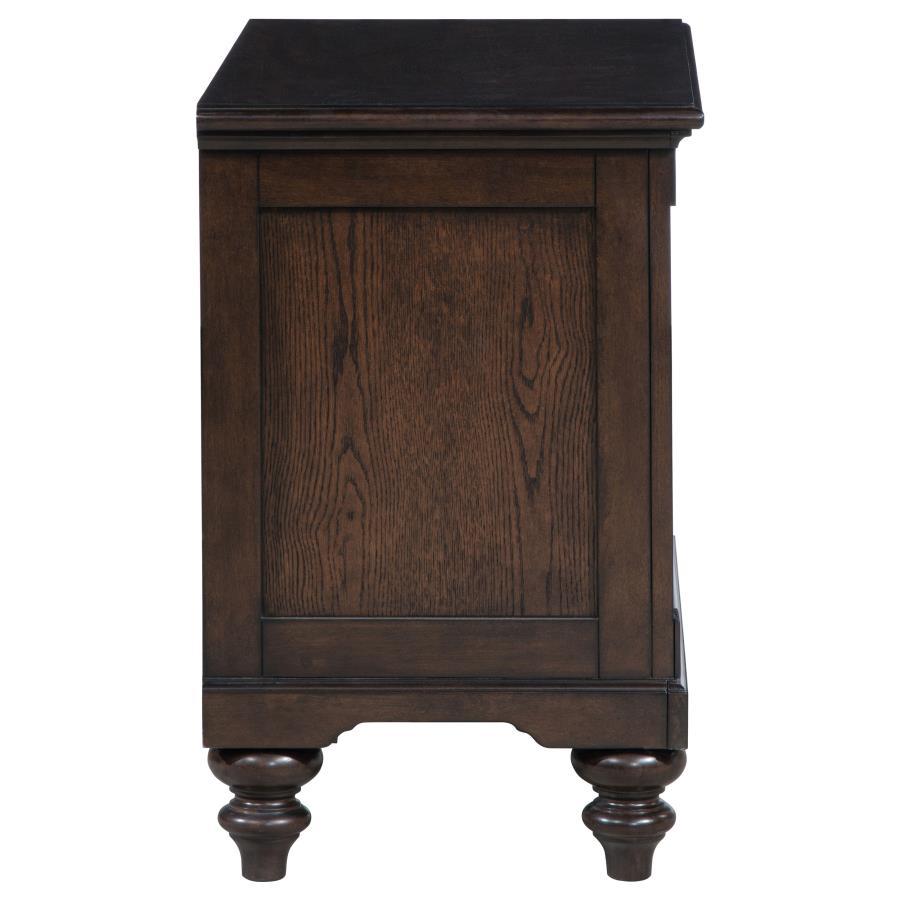 Andover - 1-Drawer Nightstand Bedside Table - Dark Oak by Coaster Fine Furniture | Bel Furniture