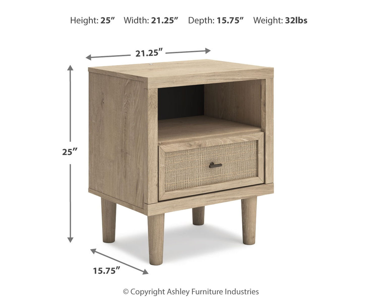 Cielden - Two-Tone - One Drawer Night Stand by Signature Design by Ashley® | Bel Furniture