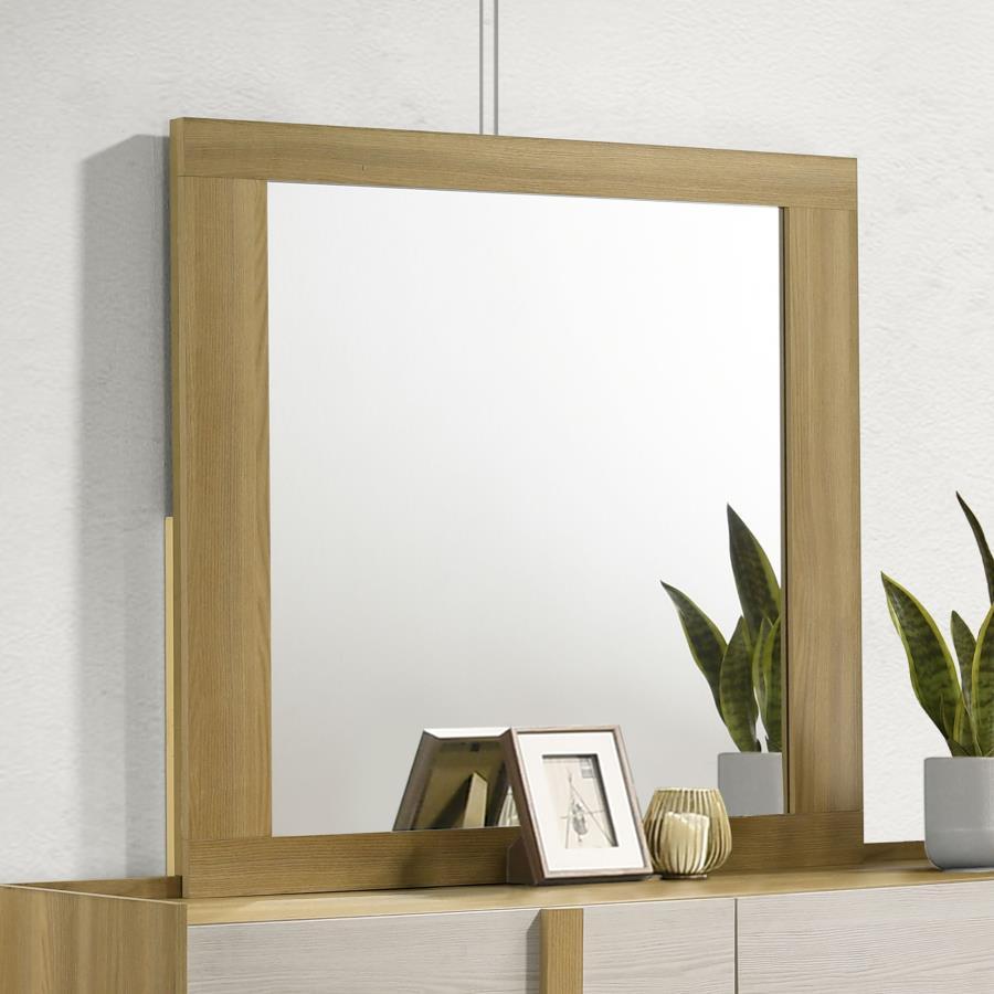 Hyland - Dresser Mirror - Natural by Coaster Fine Furniture | Bel Furniture