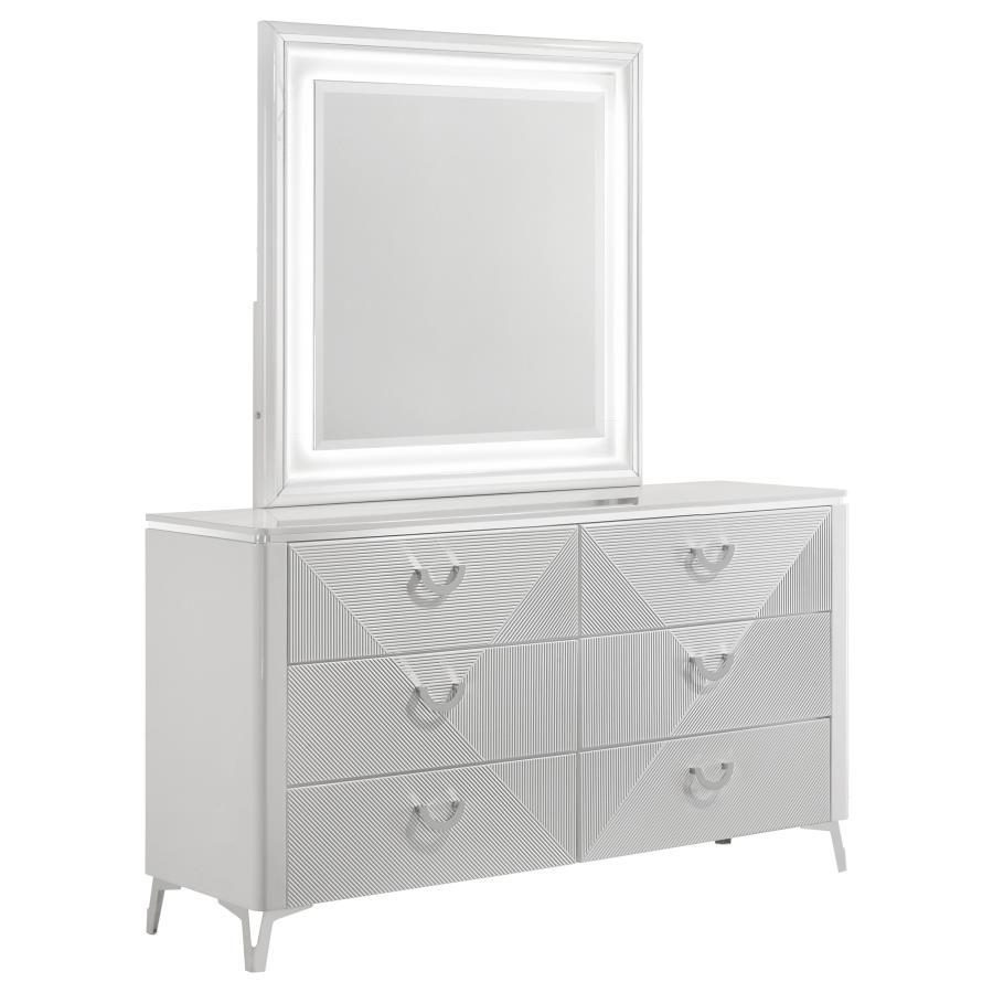 Cassia - 6-Drawer Bedroom Dresser Cabinet