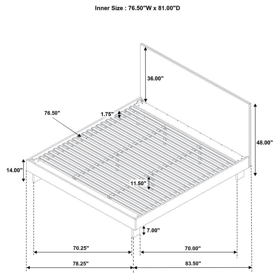 Glenwood - Platform Panel Bed by Coaster Fine Furniture | Bel Furniture