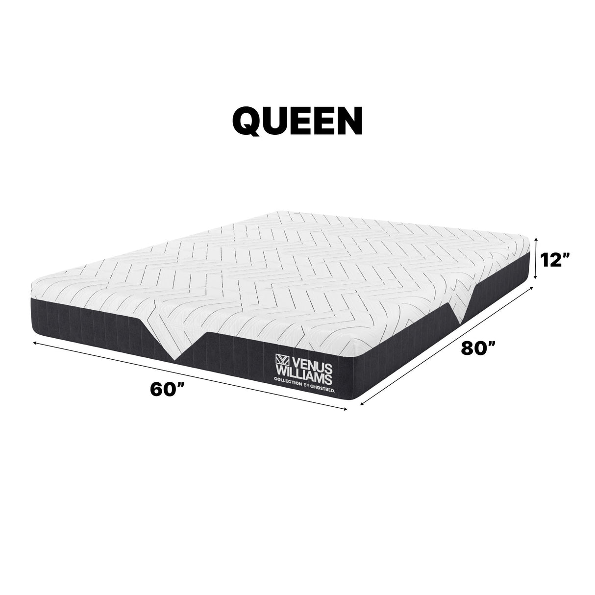 Venus Williams Legend - 12" Foam Mattress Foam With Far Infrared Technology