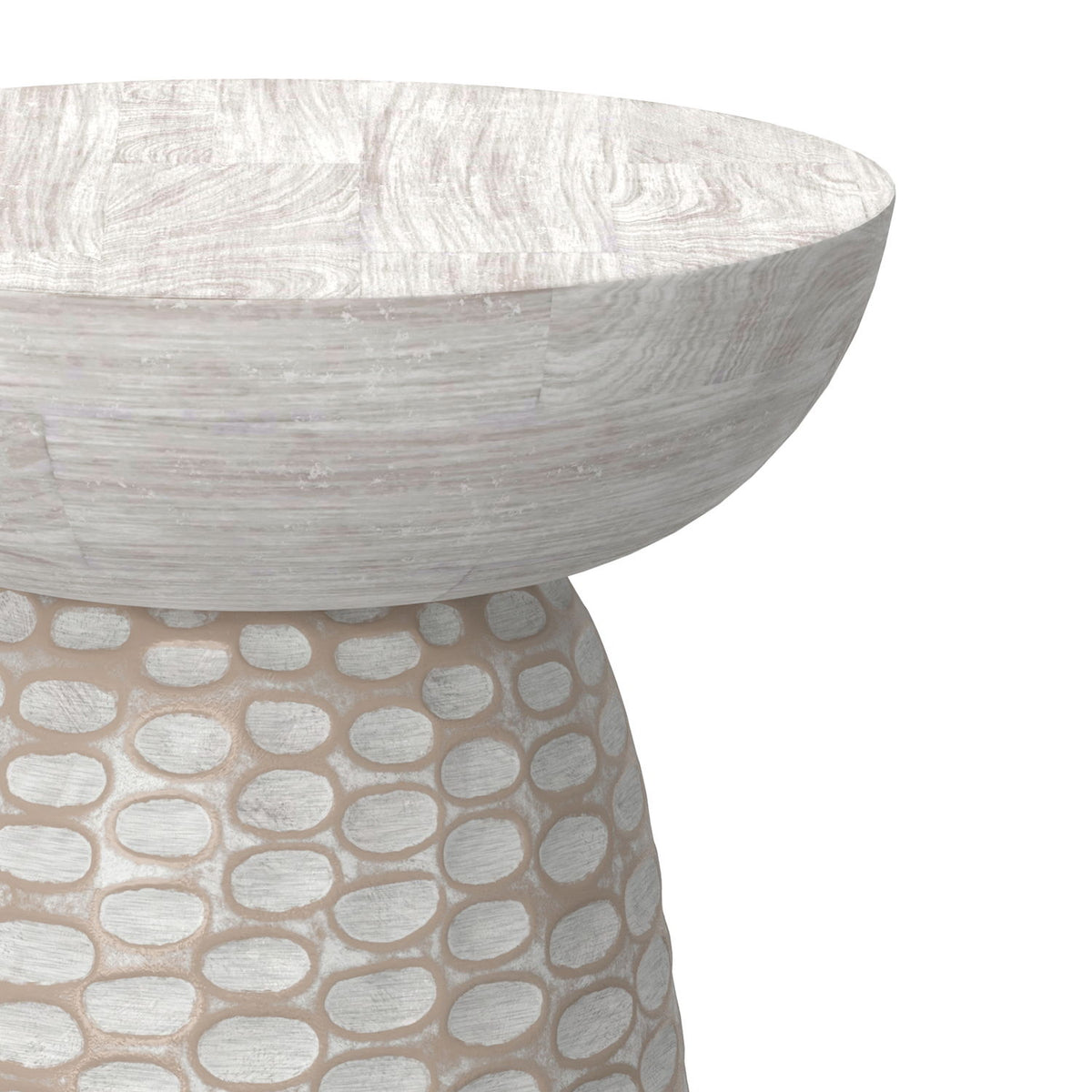 Boyd - Accent Table - White Wash