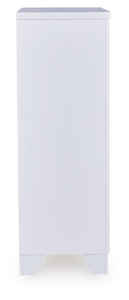 Jarlee - White - Four Drawer Chest by Signature Design by Ashley® | Bel Furniture