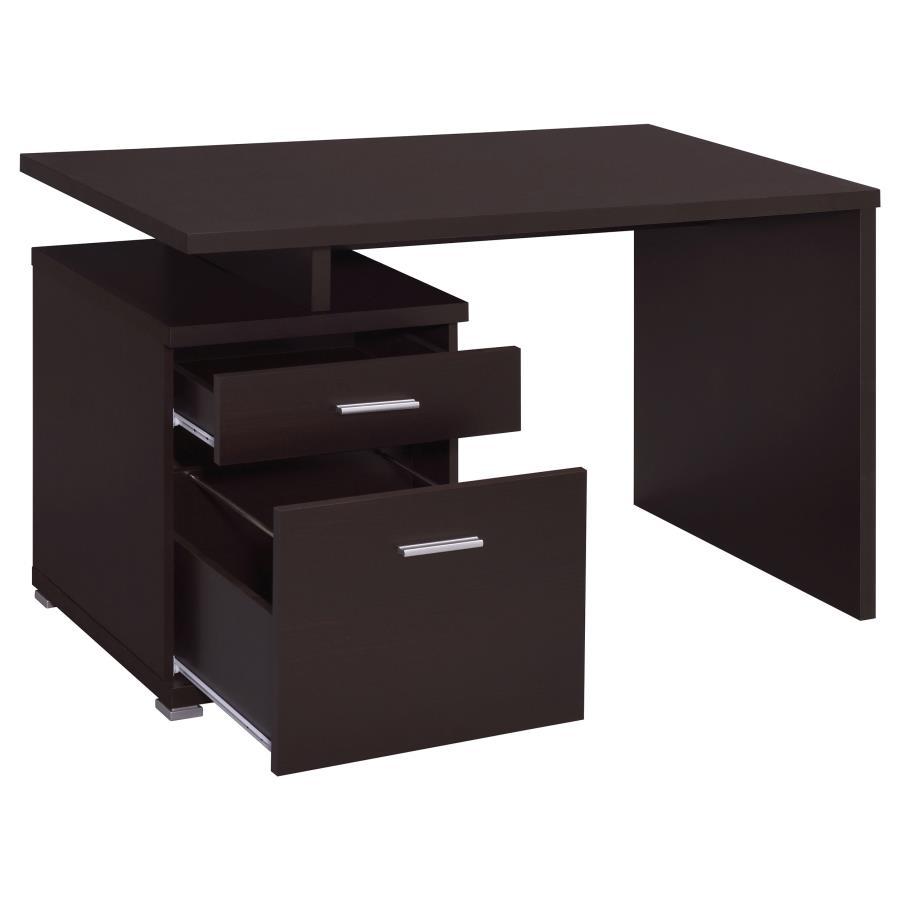 Irving - 2-Drawer Office Computer Desk by CoasterEveryday | Bel Furniture