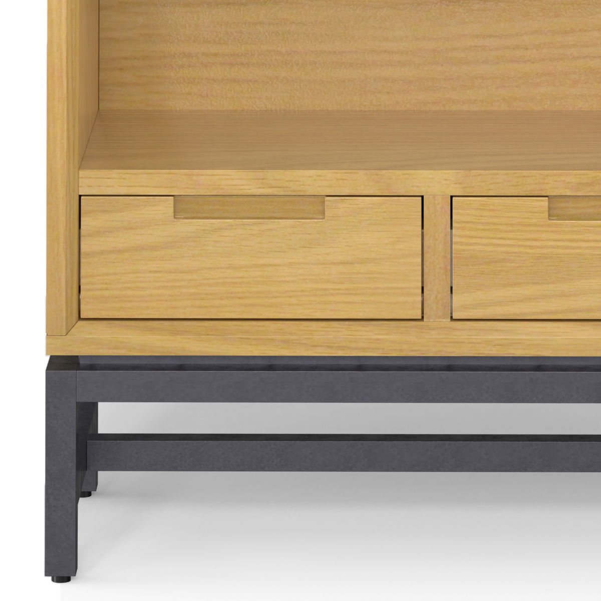 Banting - Mid Century Handcrafted Bookcase by Simpli-Home | Bel Furniture