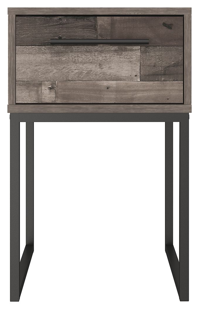 Neilsville - Black / Gray - One Drawer Night Stand by Signature Design by Ashley® | Bel Furniture