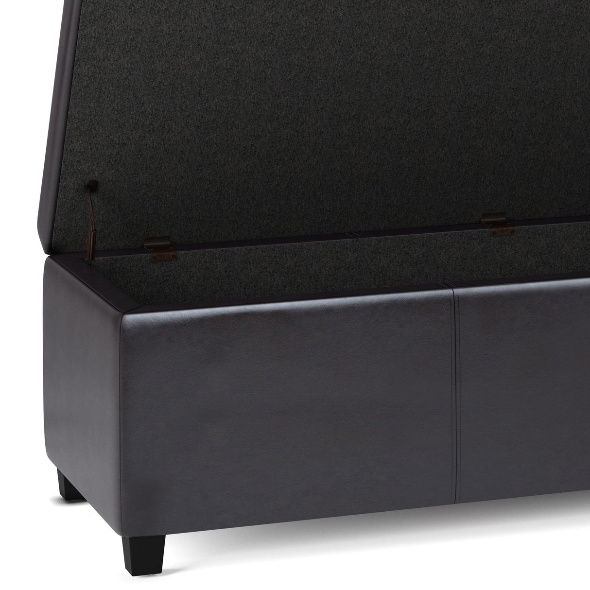Avalon - Multifunctional Storage Ottoman Bench by Simpli-Home | Bel Furniture