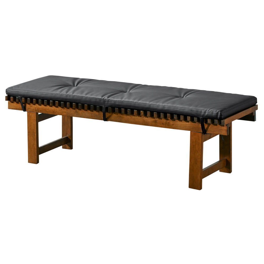Lucia - Bench - Black by Ashcroft Furniture | Bel Furniture