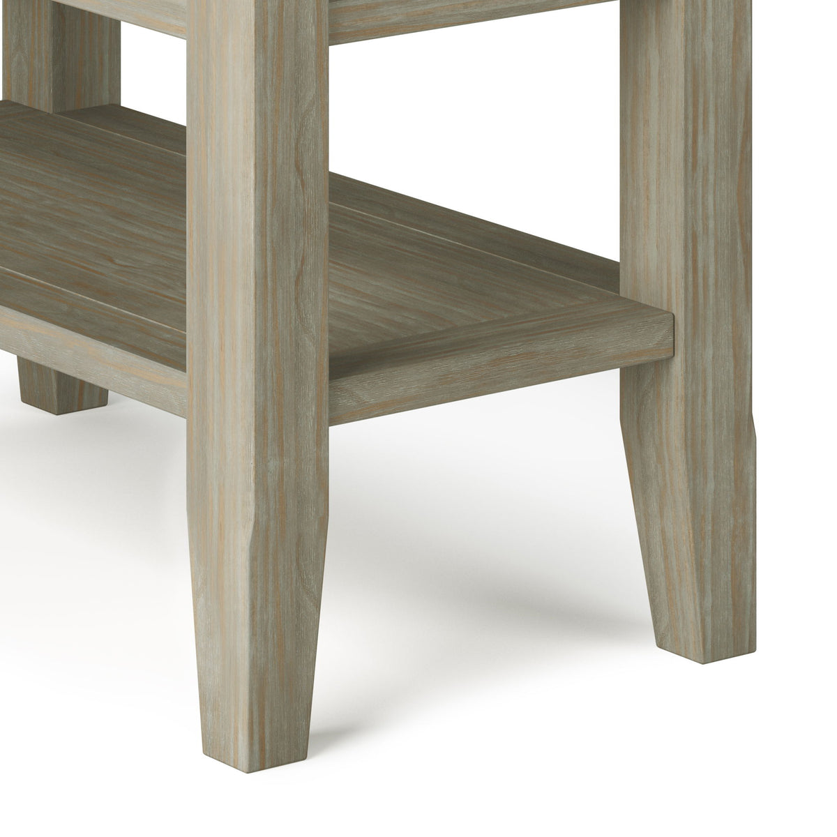 Acadian - Narrow Side Table - Light Brown