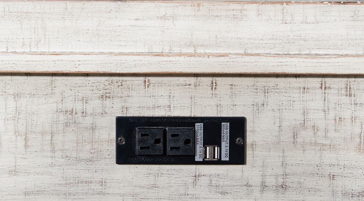 Carynhurst - Whitewash - Printer Stand by Signature Design by Ashley® | Bel Furniture