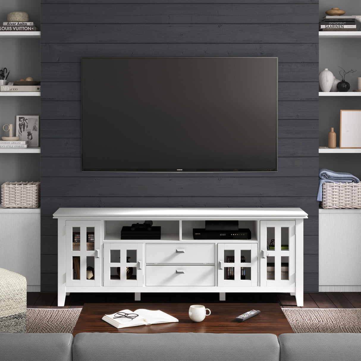 Artisan - TV Media Stand by Simpli-Home | Bel Furniture