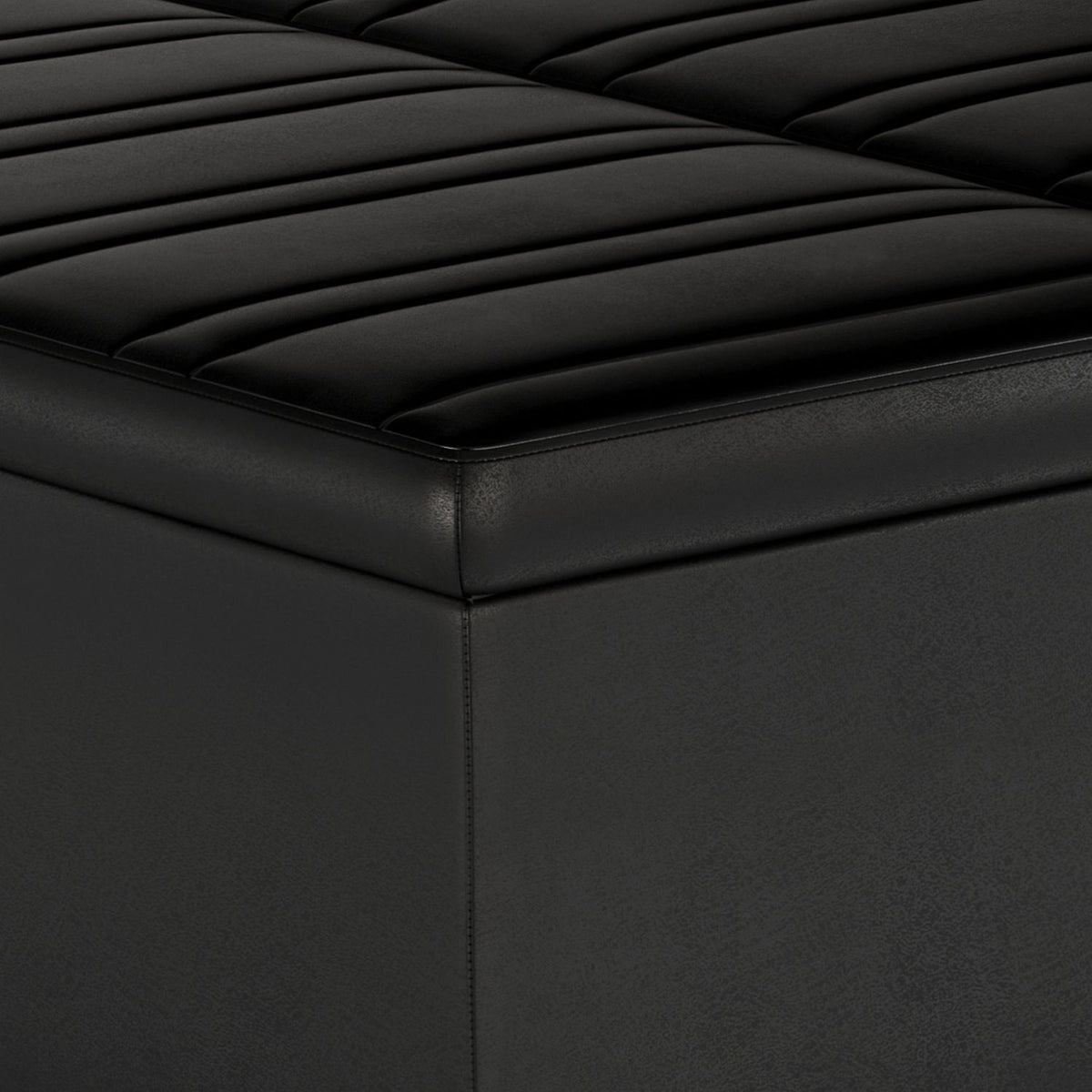 Ellis - Coffee Table Storage Ottoman Contemporary Design