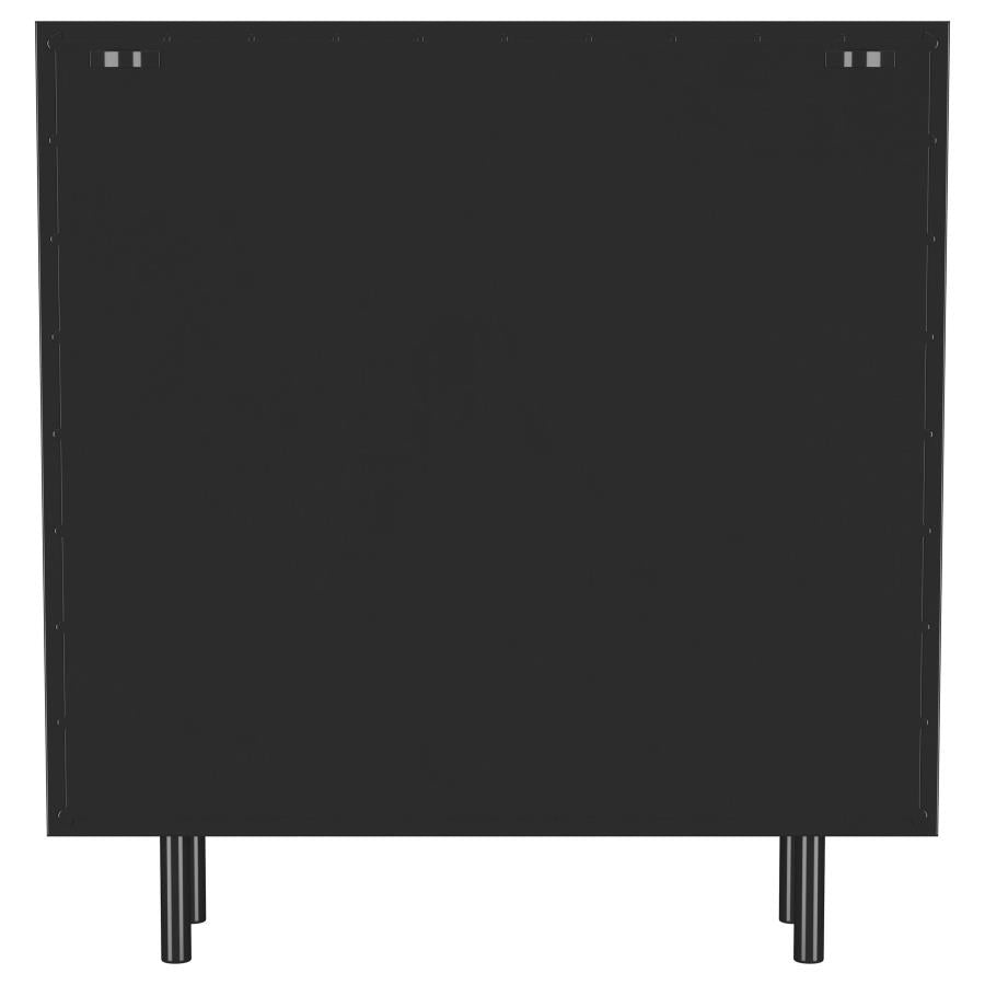 Dalia - 2 Door Accent Storage Cabinet With Shelving - Black