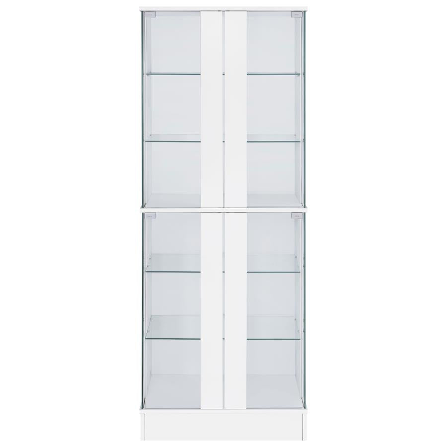 Cabra - 4-door LED Curio Display Cabinet