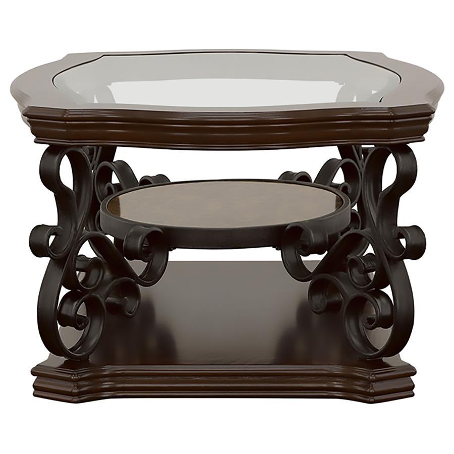 Laney - Glass Top Coffee And End Table Set by Coaster Fine Furniture | Bel Furniture