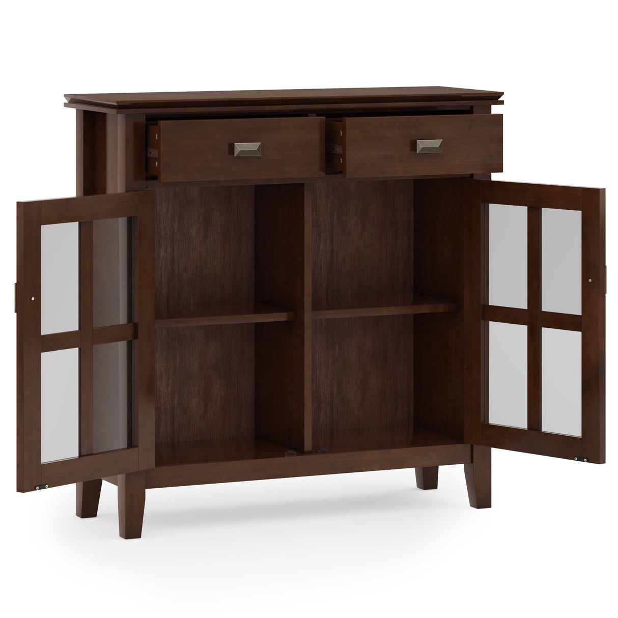 Artisan - Entryway Storage Cabinet - Russet Brown by Simpli-Home | Bel Furniture