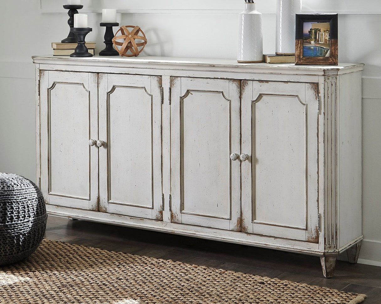 Mirimyn - Antique White - Accent Cabinet by Signature Design by Ashley® | Bel Furniture