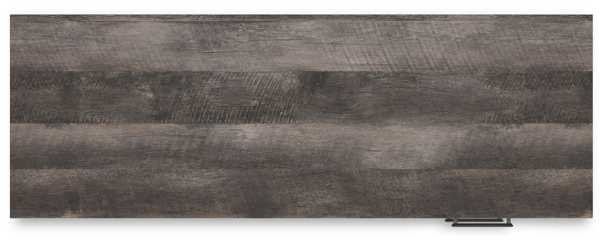 Shawburn - White / Dark Charcoal Gray - Home Office Desk by Signature Design by Ashley® | Bel Furniture