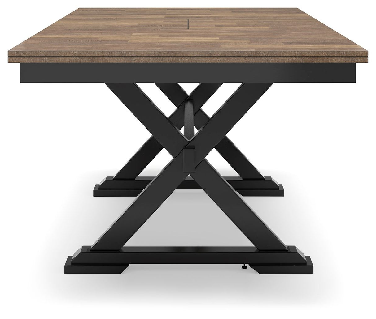 Wildenauer - Brown / Black - Rectangular Dining Extension Table by Signature Design by Ashley® | Bel Furniture