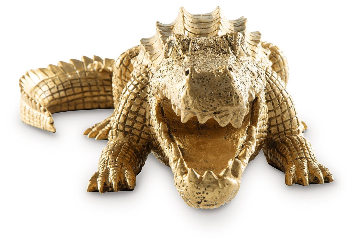 Lauretman - Antique Gold Finish - Sculpture by Signature Design by Ashley® | Bel Furniture