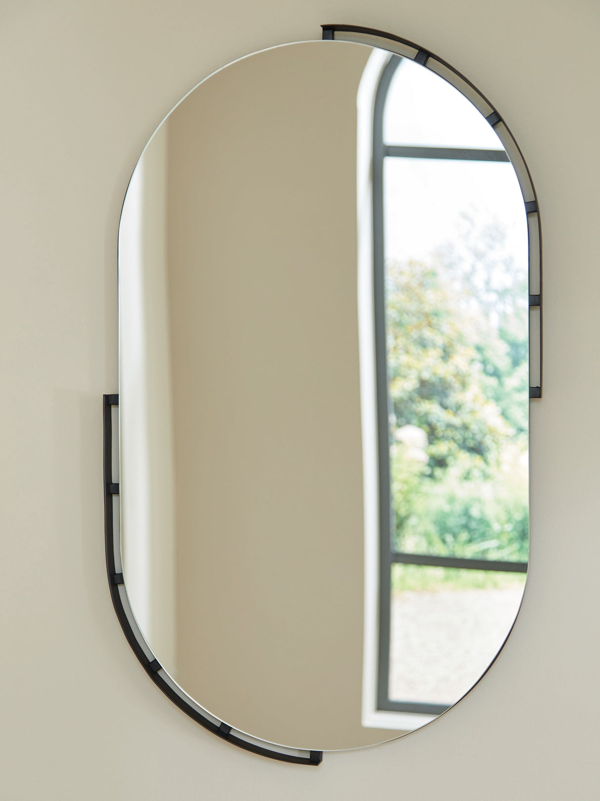 Valkings - Black - Accent Mirror by Signature Design by Ashley® | Bel Furniture