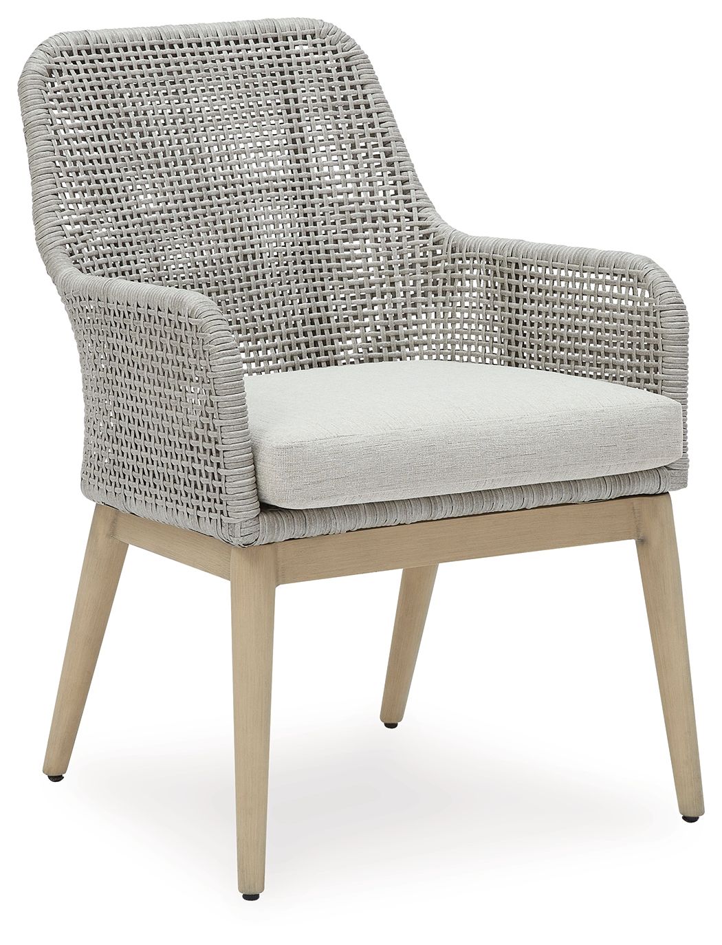 Seton Creek - Gray - Arm Chair With Cushion (Set of 2) by Signature Design by Ashley® | Bel Furniture