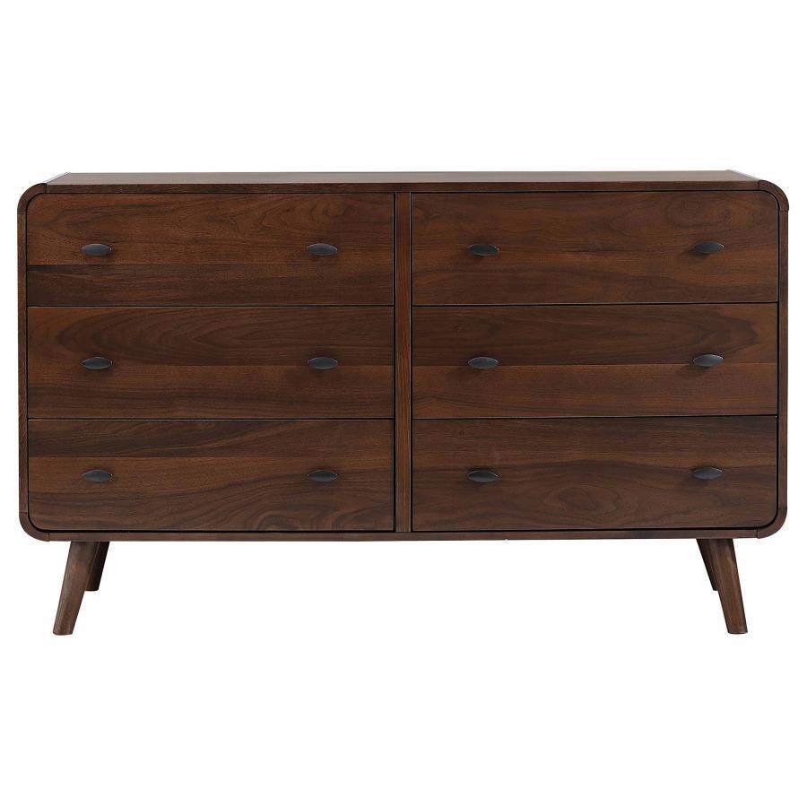 Robyn - 6-Drawer Bedroom Dresser by CoasterEssence | Bel Furniture