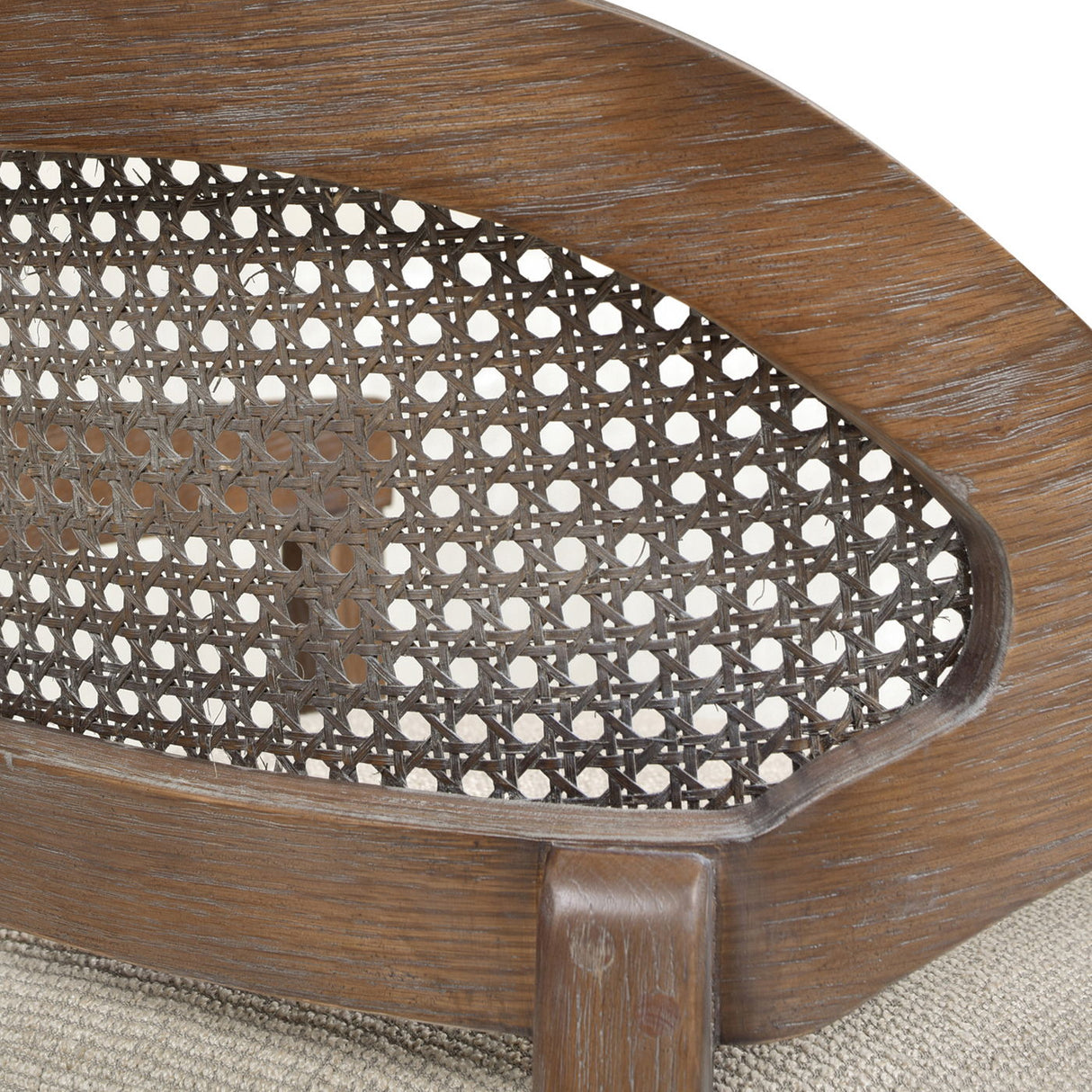 Americana - Mid-Century Modern Cane Back Counter Stool