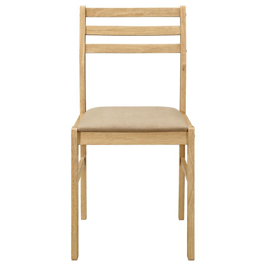 Bucknell - 3 Piece Round Drop Leaf Dining Table Set by CoasterEveryday | Bel Furniture